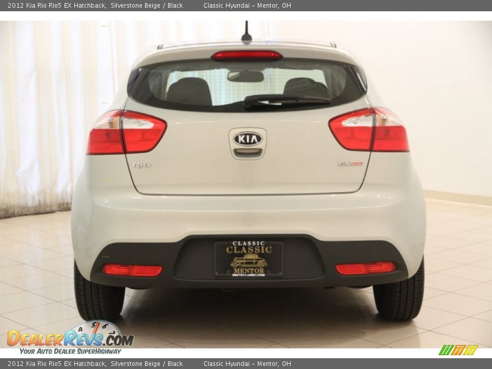 2012 Kia Rio Rio5 EX Hatchback Silverstone Beige / Black Photo #15