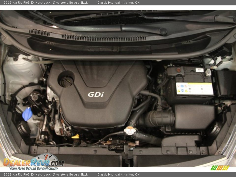 2012 Kia Rio Rio5 EX Hatchback Silverstone Beige / Black Photo #16