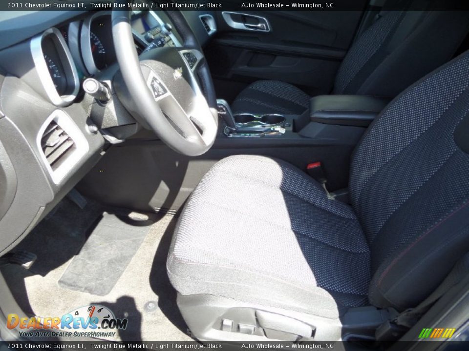 2011 Chevrolet Equinox LT Twilight Blue Metallic / Light Titanium/Jet Black Photo #11