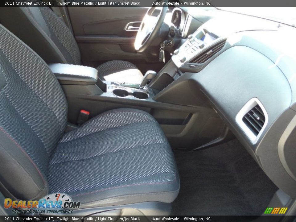 2011 Chevrolet Equinox LT Twilight Blue Metallic / Light Titanium/Jet Black Photo #13