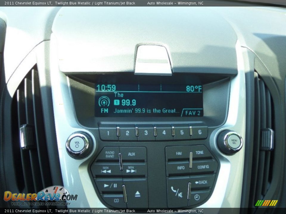 2011 Chevrolet Equinox LT Twilight Blue Metallic / Light Titanium/Jet Black Photo #17