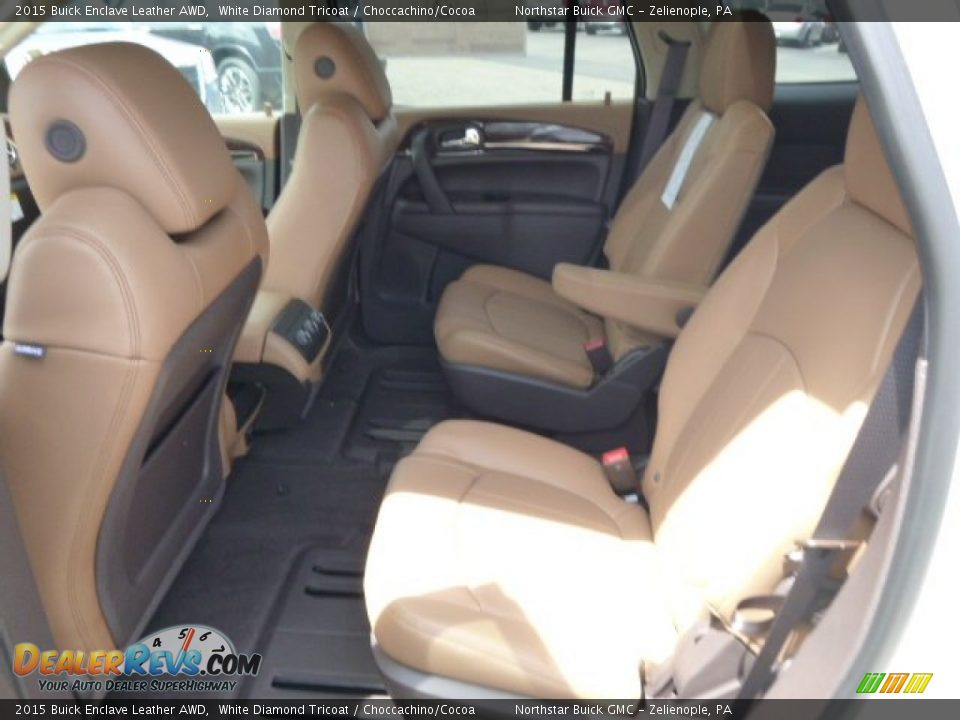Rear Seat of 2015 Buick Enclave Leather AWD Photo #11