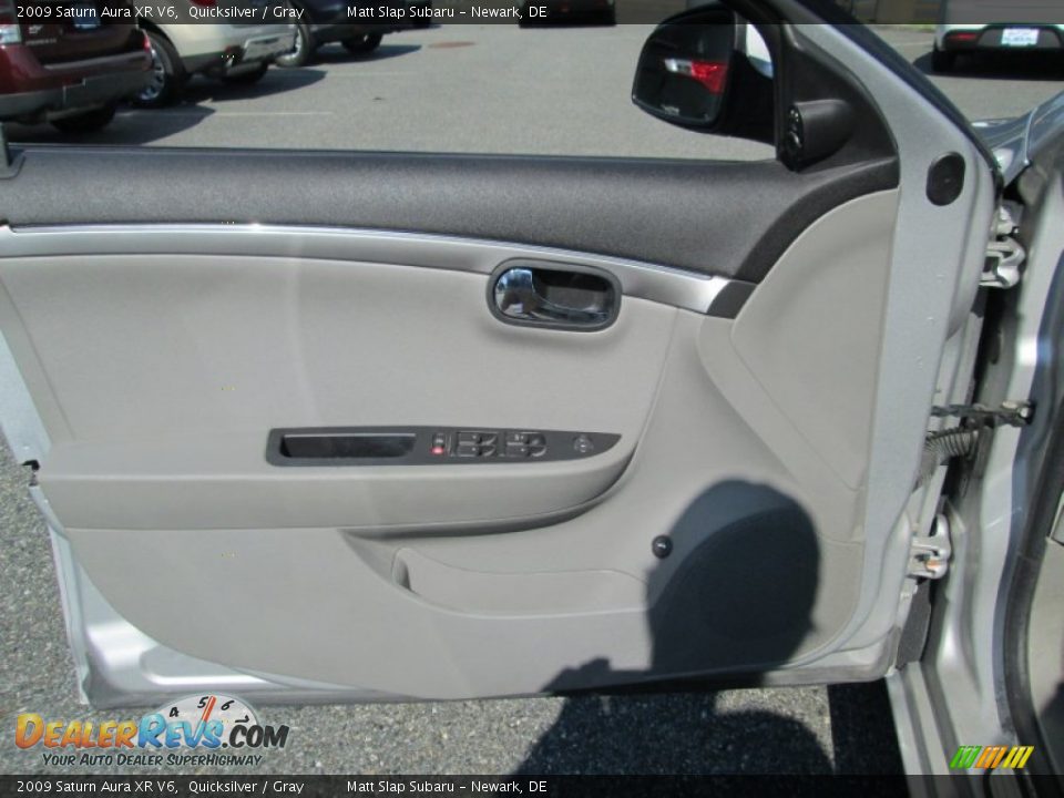 2009 Saturn Aura XR V6 Quicksilver / Gray Photo #12