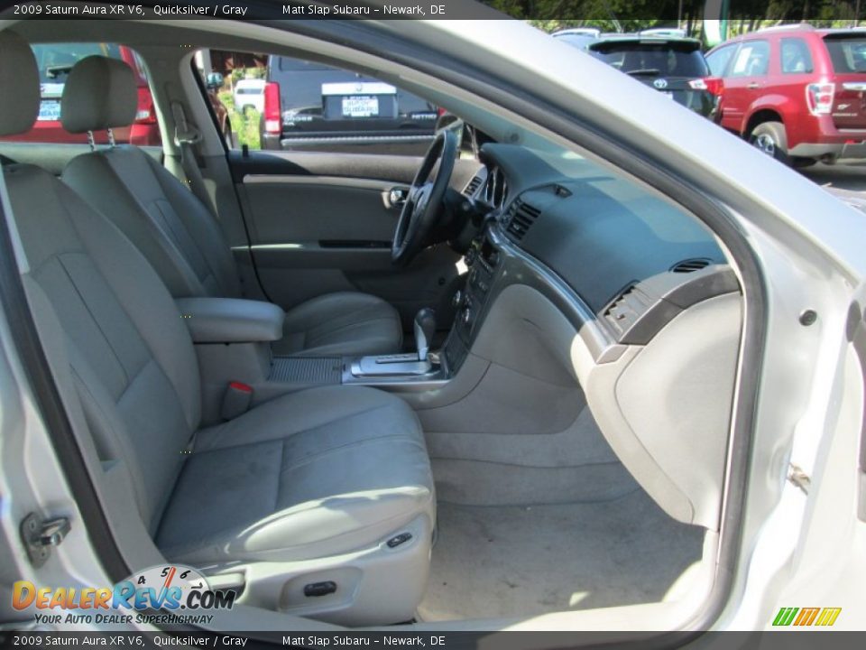 2009 Saturn Aura XR V6 Quicksilver / Gray Photo #17