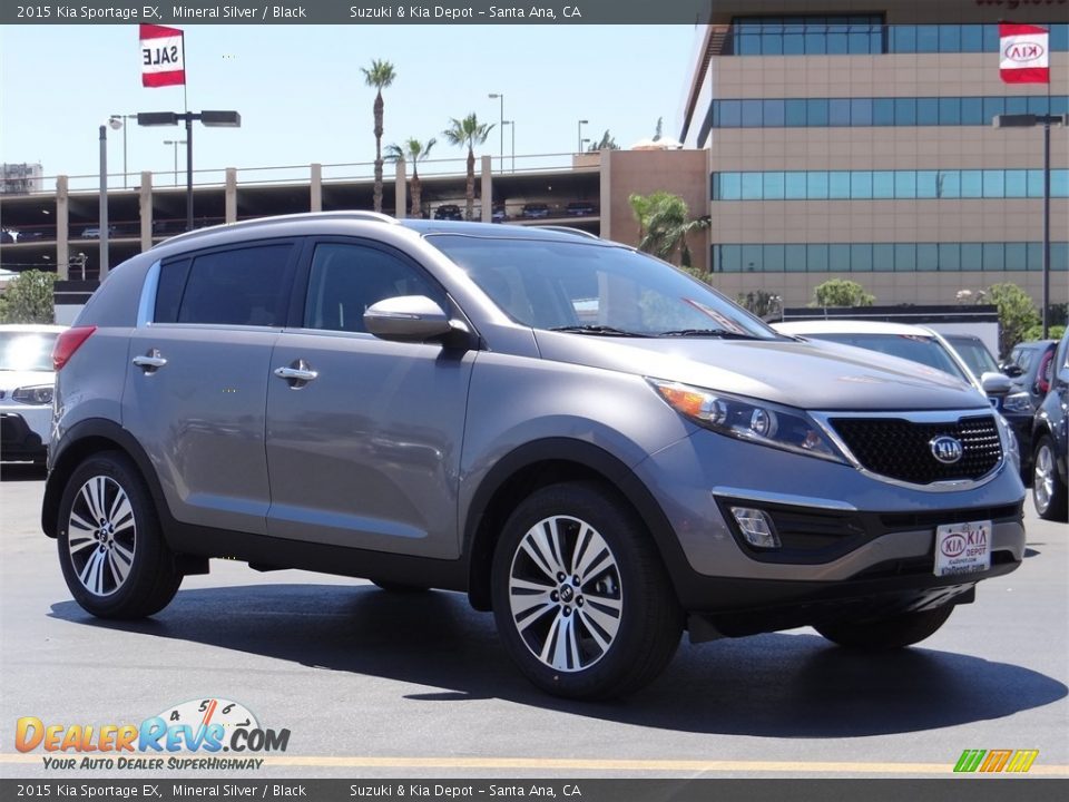 2015 Kia Sportage EX Mineral Silver / Black Photo #1