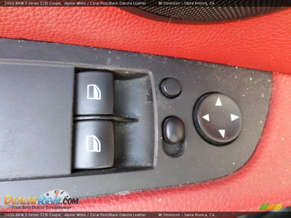 2009 BMW 3 Series 328i Coupe Alpine White / Coral Red/Black Dakota Leather Photo #8