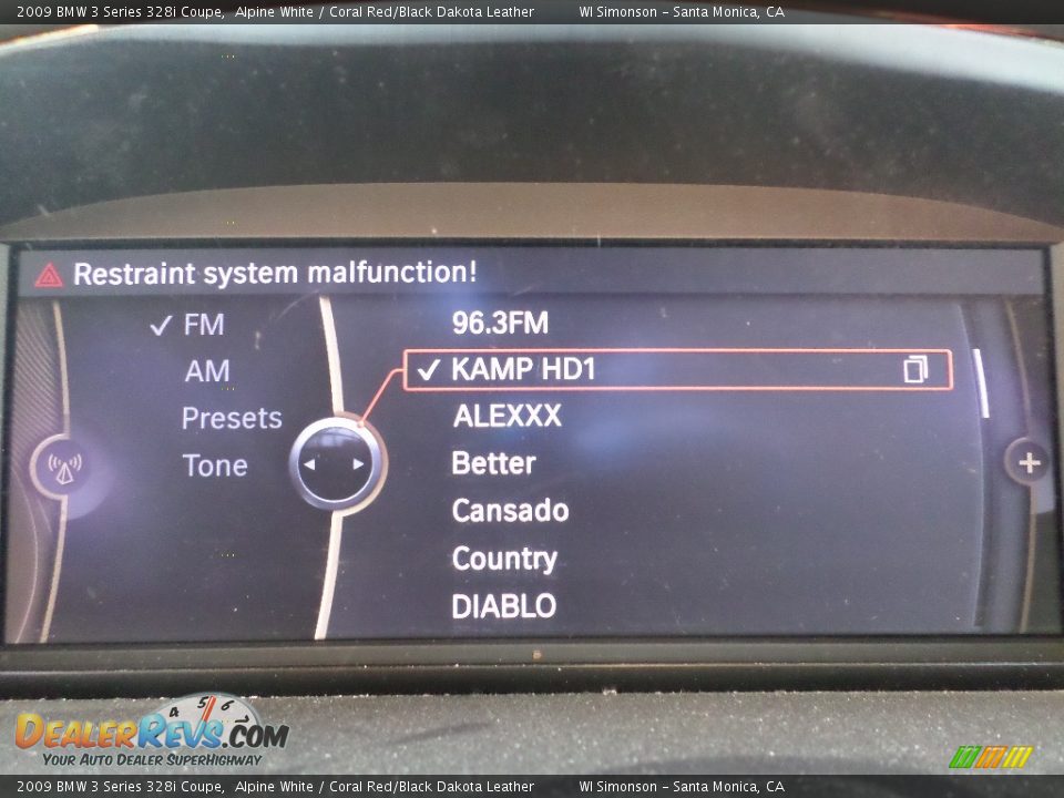 2009 BMW 3 Series 328i Coupe Alpine White / Coral Red/Black Dakota Leather Photo #14