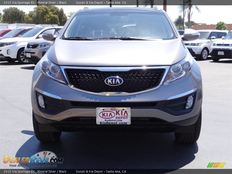 2015 Kia Sportage EX Mineral Silver / Black Photo #7