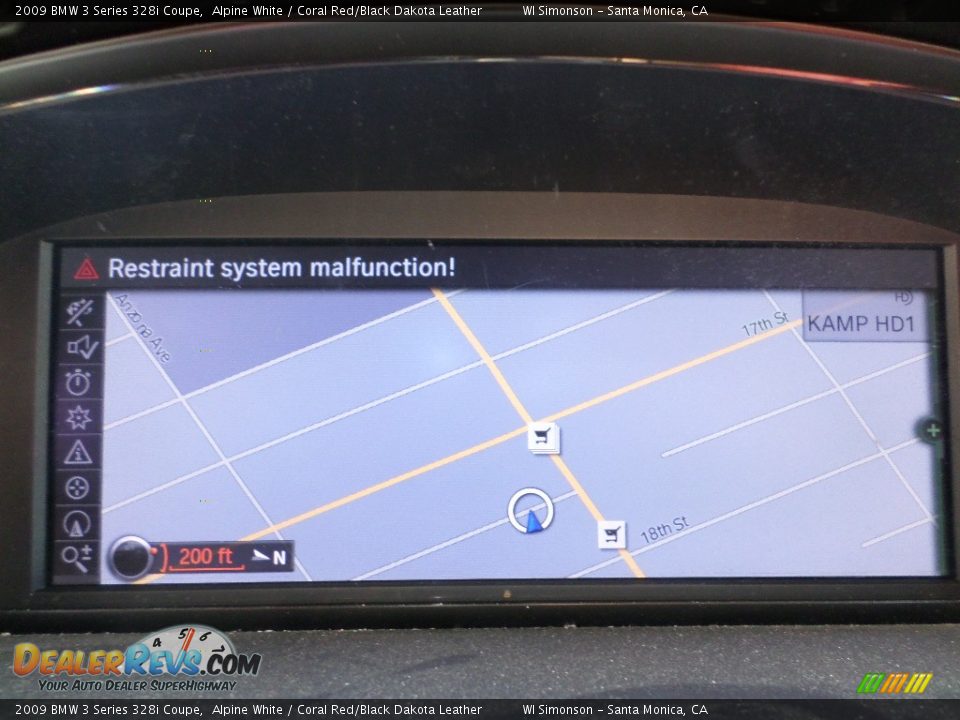 2009 BMW 3 Series 328i Coupe Alpine White / Coral Red/Black Dakota Leather Photo #15