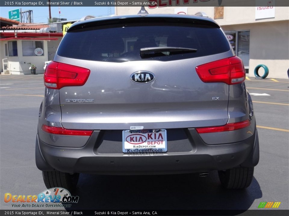 2015 Kia Sportage EX Mineral Silver / Black Photo #8