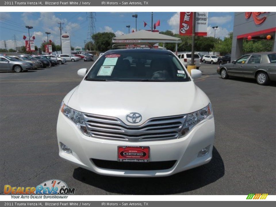 2011 Toyota Venza I4 Blizzard Pearl White / Ivory Photo #2
