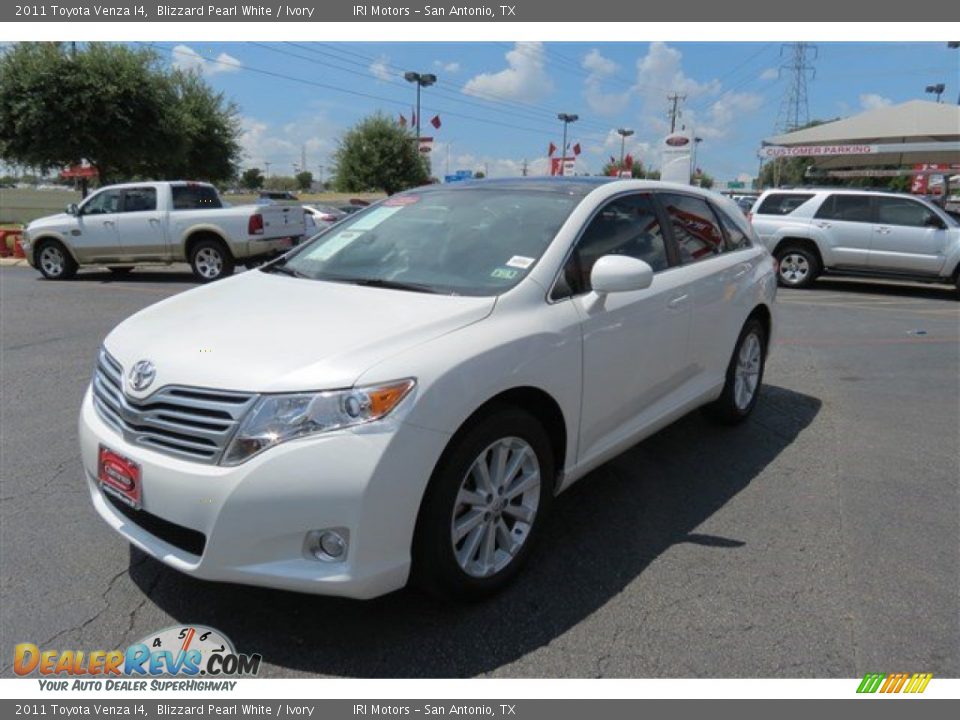 2011 Toyota Venza I4 Blizzard Pearl White / Ivory Photo #3