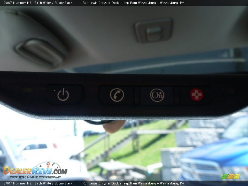 2007 Hummer H3 Birch White / Ebony Black Photo #16
