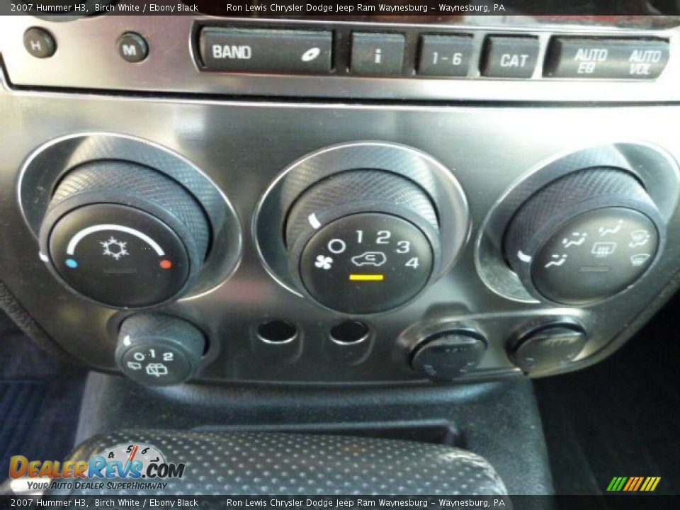 2007 Hummer H3 Birch White / Ebony Black Photo #18