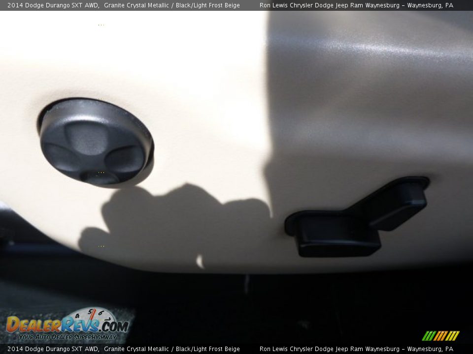 2014 Dodge Durango SXT AWD Granite Crystal Metallic / Black/Light Frost Beige Photo #14