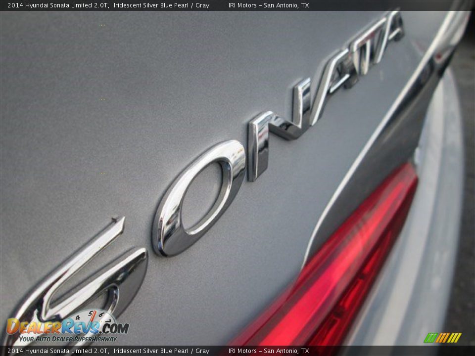 2014 Hyundai Sonata Limited 2.0T Iridescent Silver Blue Pearl / Gray Photo #6