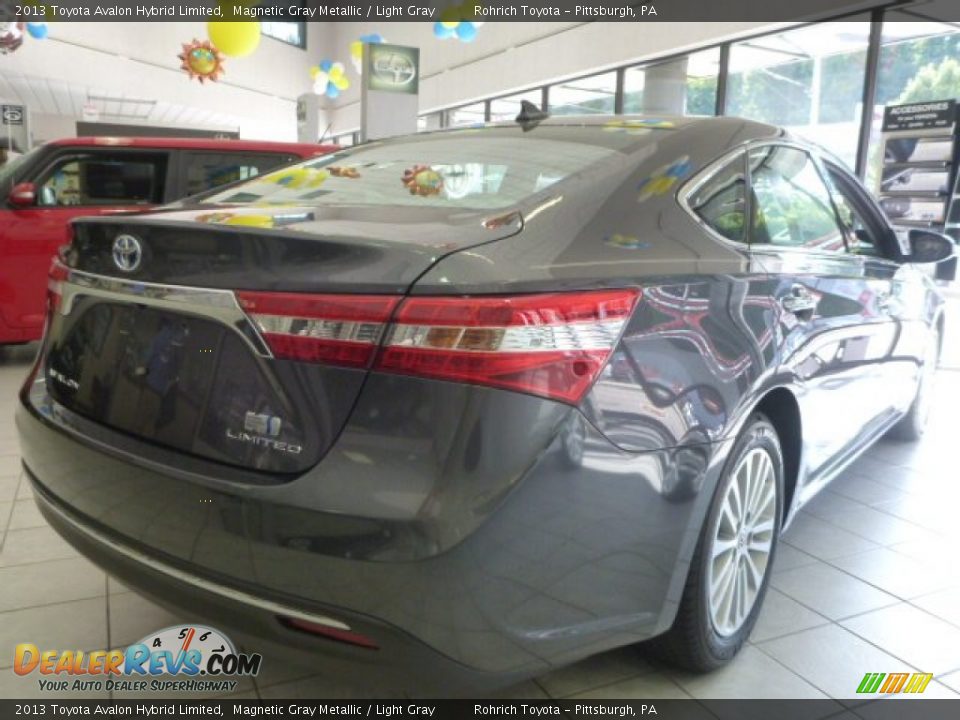 2013 Toyota Avalon Hybrid Limited Magnetic Gray Metallic / Light Gray Photo #15