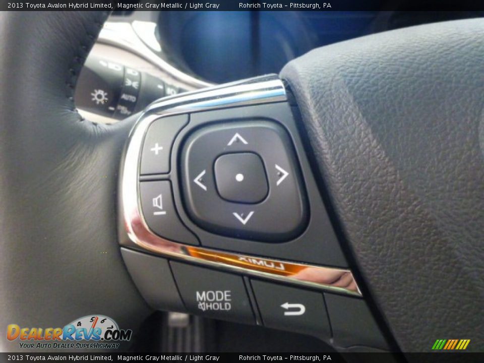 2013 Toyota Avalon Hybrid Limited Magnetic Gray Metallic / Light Gray Photo #19