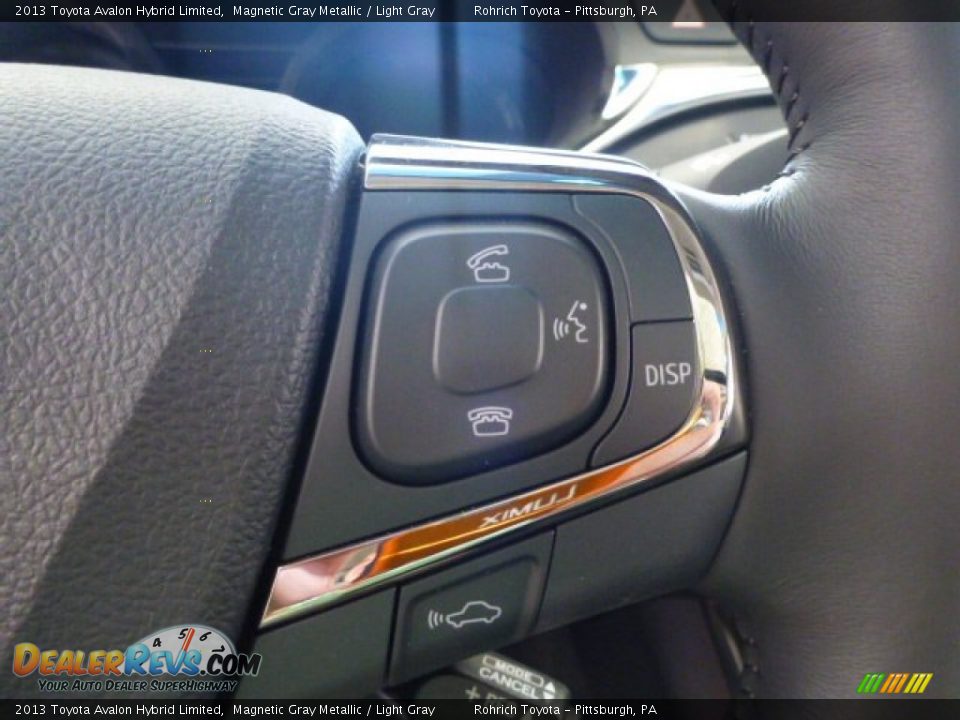2013 Toyota Avalon Hybrid Limited Magnetic Gray Metallic / Light Gray Photo #20