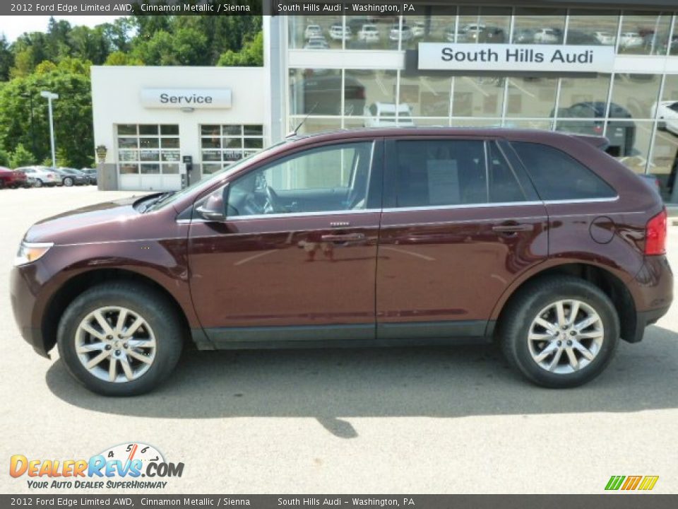 2012 Ford Edge Limited AWD Cinnamon Metallic / Sienna Photo #2