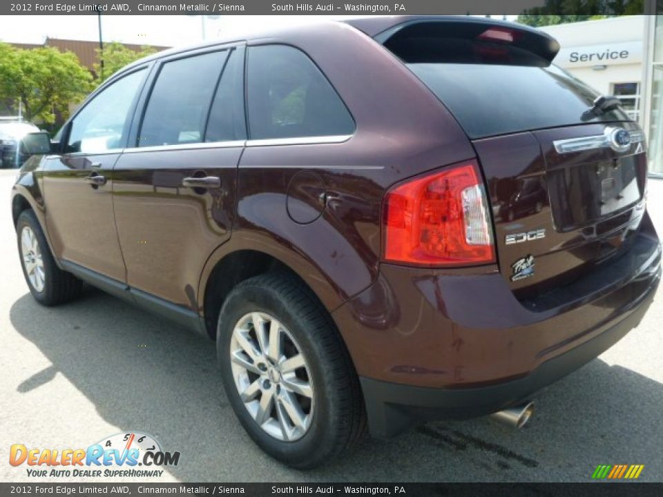 2012 Ford Edge Limited AWD Cinnamon Metallic / Sienna Photo #3