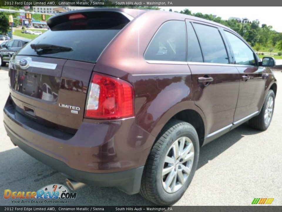 2012 Ford Edge Limited AWD Cinnamon Metallic / Sienna Photo #5