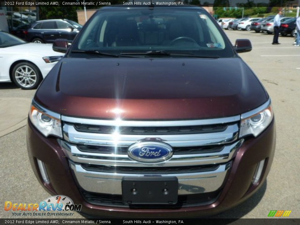 2012 Ford Edge Limited AWD Cinnamon Metallic / Sienna Photo #7