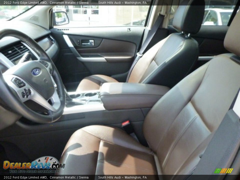 2012 Ford Edge Limited AWD Cinnamon Metallic / Sienna Photo #9