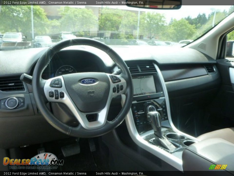 2012 Ford Edge Limited AWD Cinnamon Metallic / Sienna Photo #11