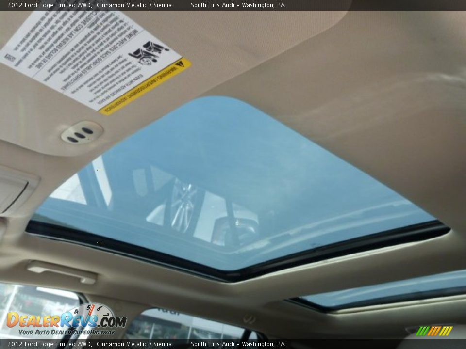 2012 Ford Edge Limited AWD Cinnamon Metallic / Sienna Photo #15