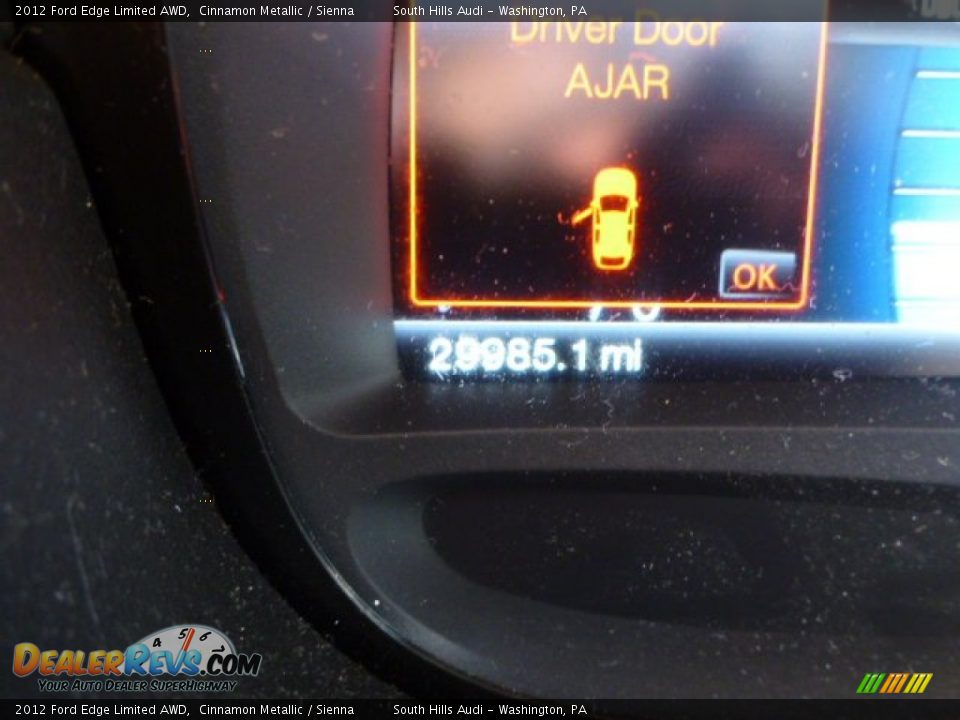 2012 Ford Edge Limited AWD Cinnamon Metallic / Sienna Photo #18