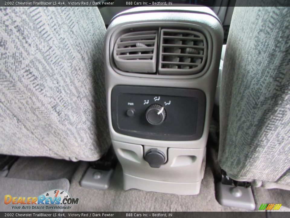 2002 Chevrolet TrailBlazer LS 4x4 Victory Red / Dark Pewter Photo #18