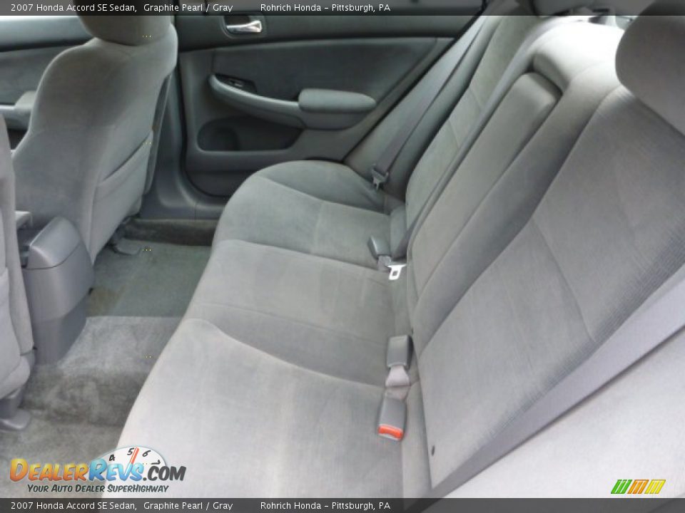 2007 Honda Accord SE Sedan Graphite Pearl / Gray Photo #5