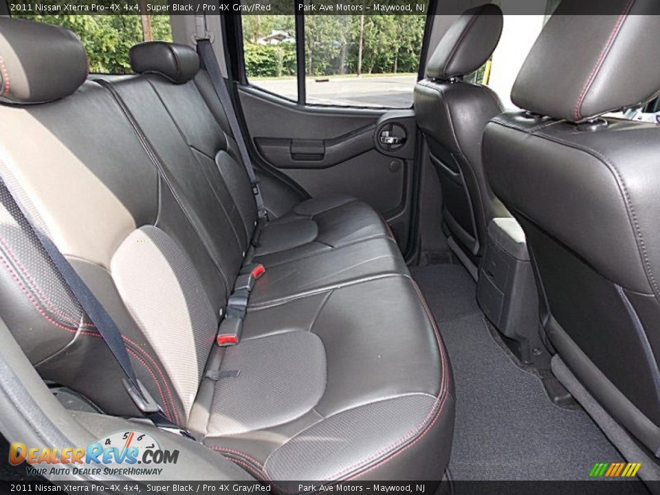 Rear Seat of 2011 Nissan Xterra Pro-4X 4x4 Photo #13