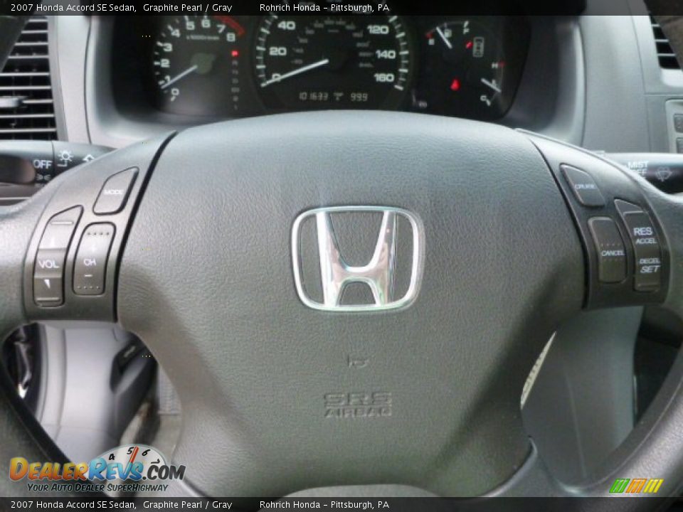2007 Honda Accord SE Sedan Graphite Pearl / Gray Photo #20