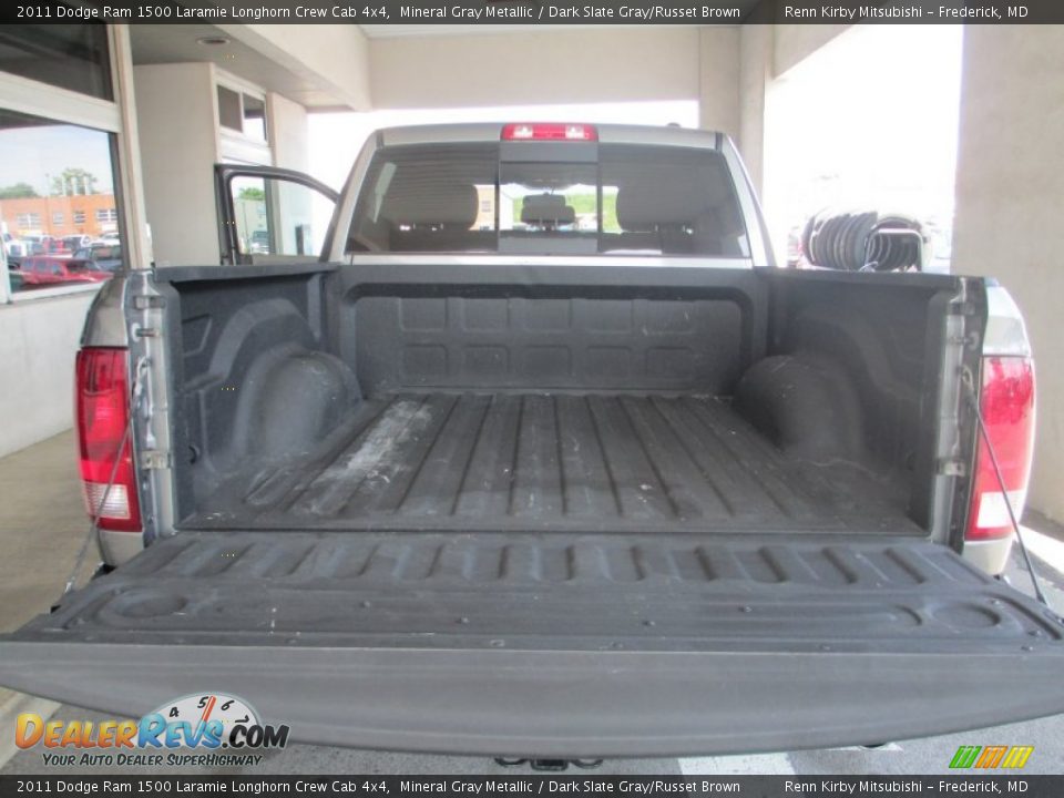 2011 Dodge Ram 1500 Laramie Longhorn Crew Cab 4x4 Mineral Gray Metallic / Dark Slate Gray/Russet Brown Photo #32