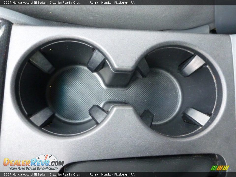 2007 Honda Accord SE Sedan Graphite Pearl / Gray Photo #22