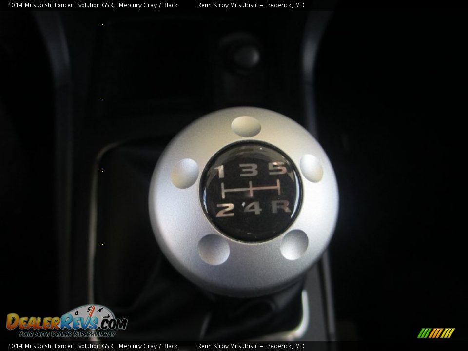 2014 Mitsubishi Lancer Evolution GSR Mercury Gray / Black Photo #24