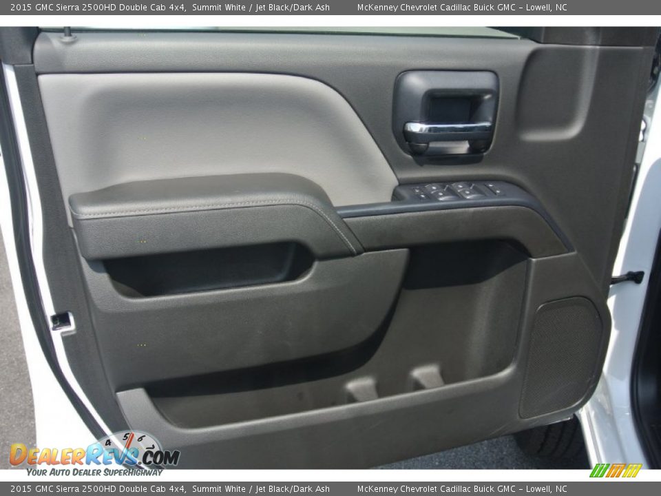 2015 GMC Sierra 2500HD Double Cab 4x4 Summit White / Jet Black/Dark Ash Photo #9