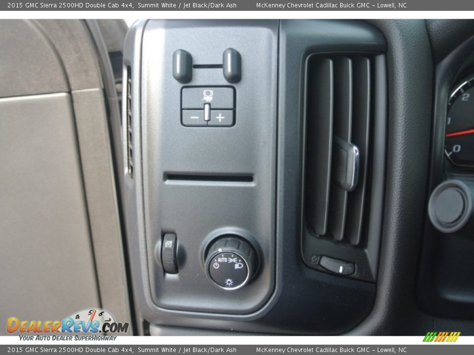 2015 GMC Sierra 2500HD Double Cab 4x4 Summit White / Jet Black/Dark Ash Photo #10