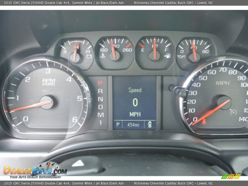 2015 GMC Sierra 2500HD Double Cab 4x4 Summit White / Jet Black/Dark Ash Photo #14