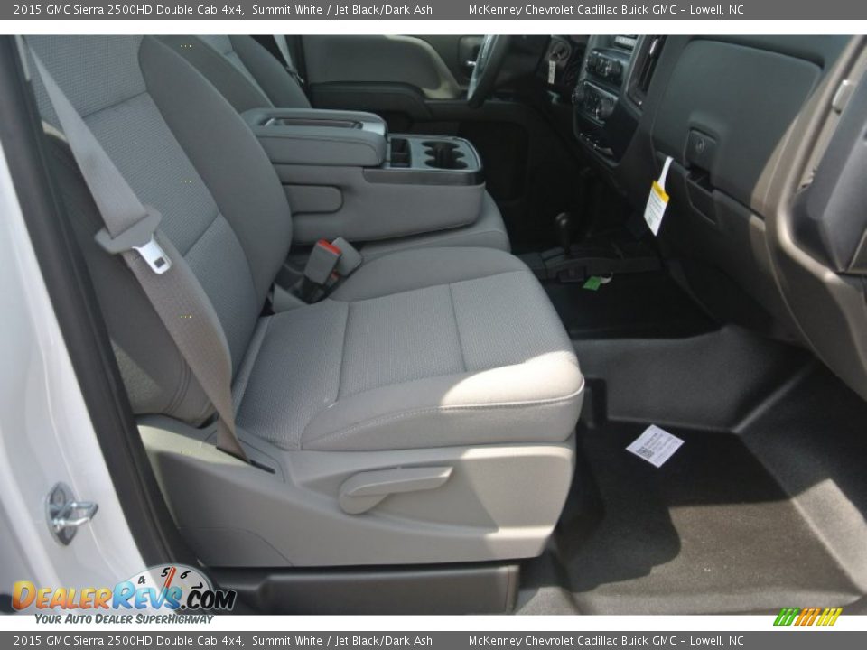 2015 GMC Sierra 2500HD Double Cab 4x4 Summit White / Jet Black/Dark Ash Photo #17