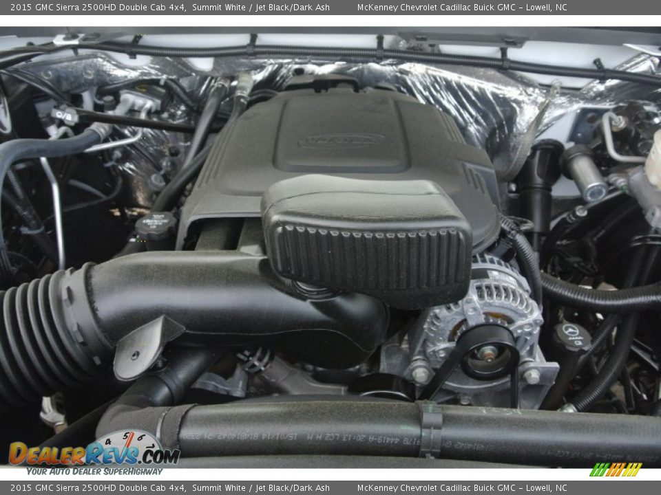 2015 GMC Sierra 2500HD Double Cab 4x4 Summit White / Jet Black/Dark Ash Photo #20