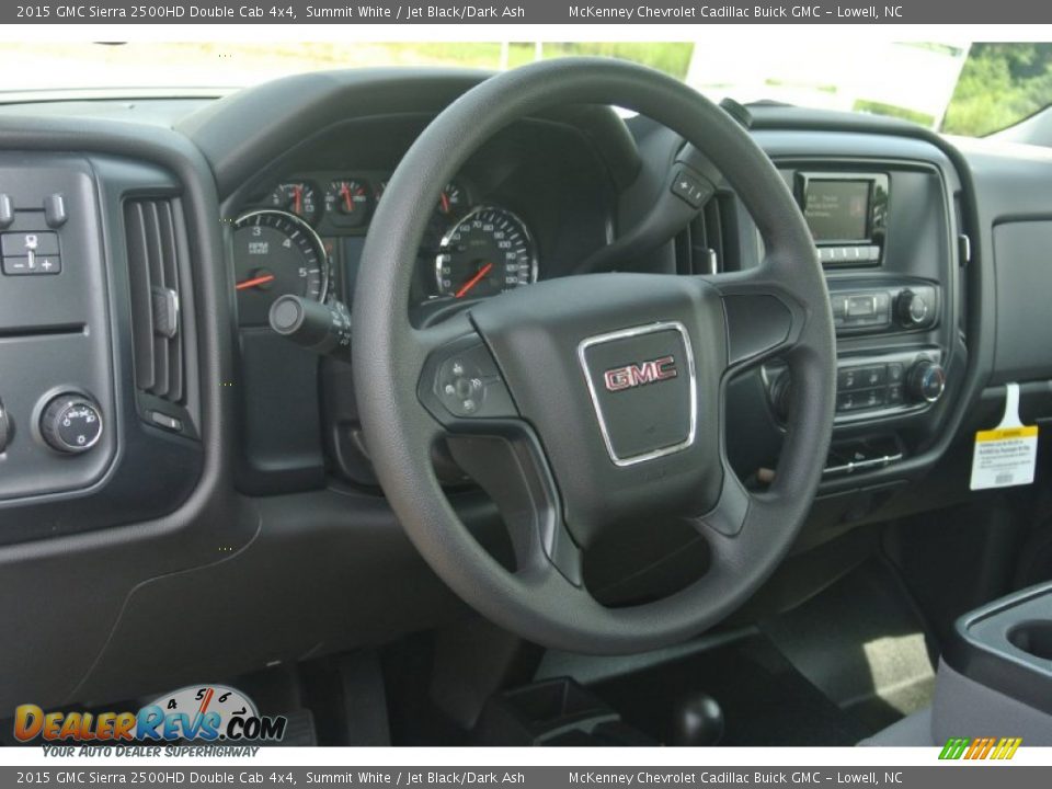 2015 GMC Sierra 2500HD Double Cab 4x4 Summit White / Jet Black/Dark Ash Photo #21