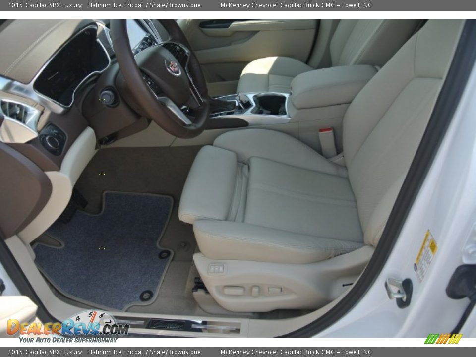2015 Cadillac SRX Luxury Platinum Ice Tricoat / Shale/Brownstone Photo #8