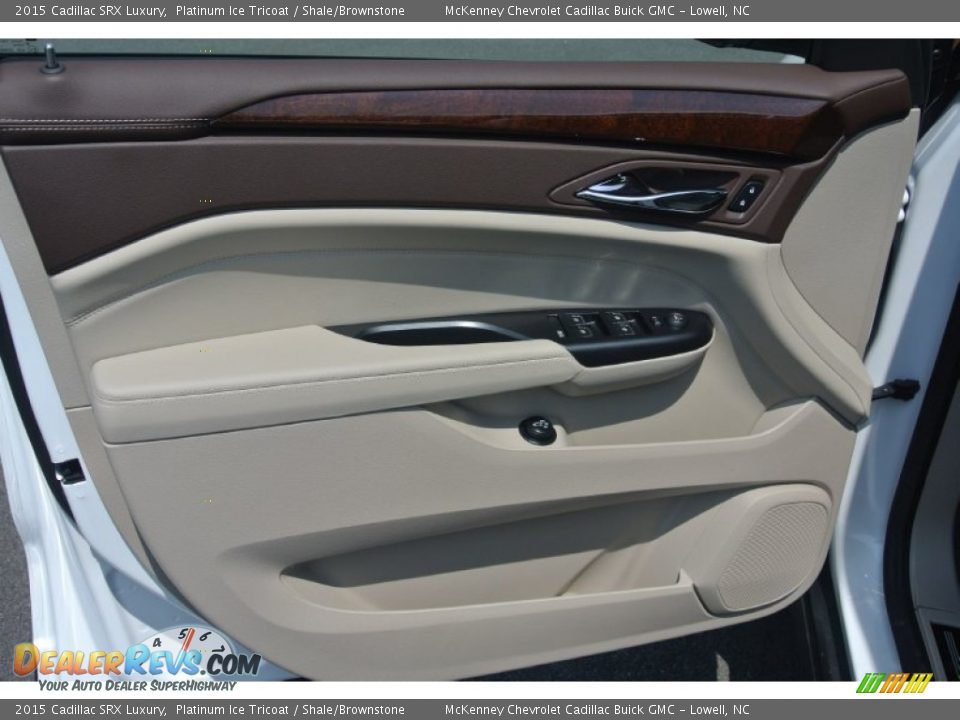 2015 Cadillac SRX Luxury Platinum Ice Tricoat / Shale/Brownstone Photo #9