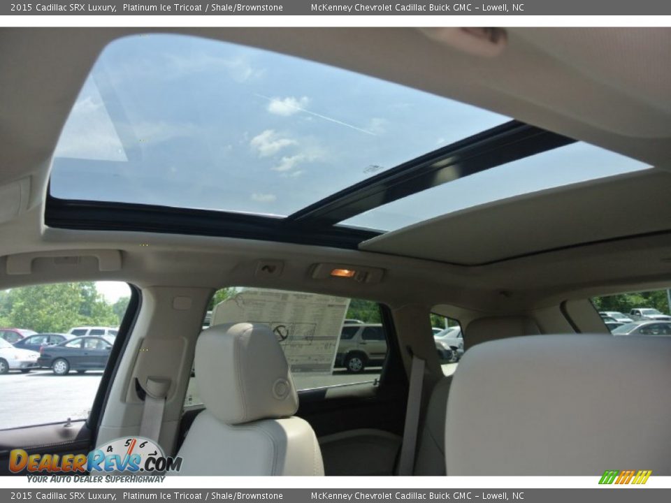 2015 Cadillac SRX Luxury Platinum Ice Tricoat / Shale/Brownstone Photo #10