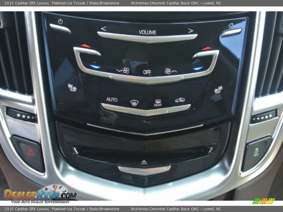 2015 Cadillac SRX Luxury Platinum Ice Tricoat / Shale/Brownstone Photo #12