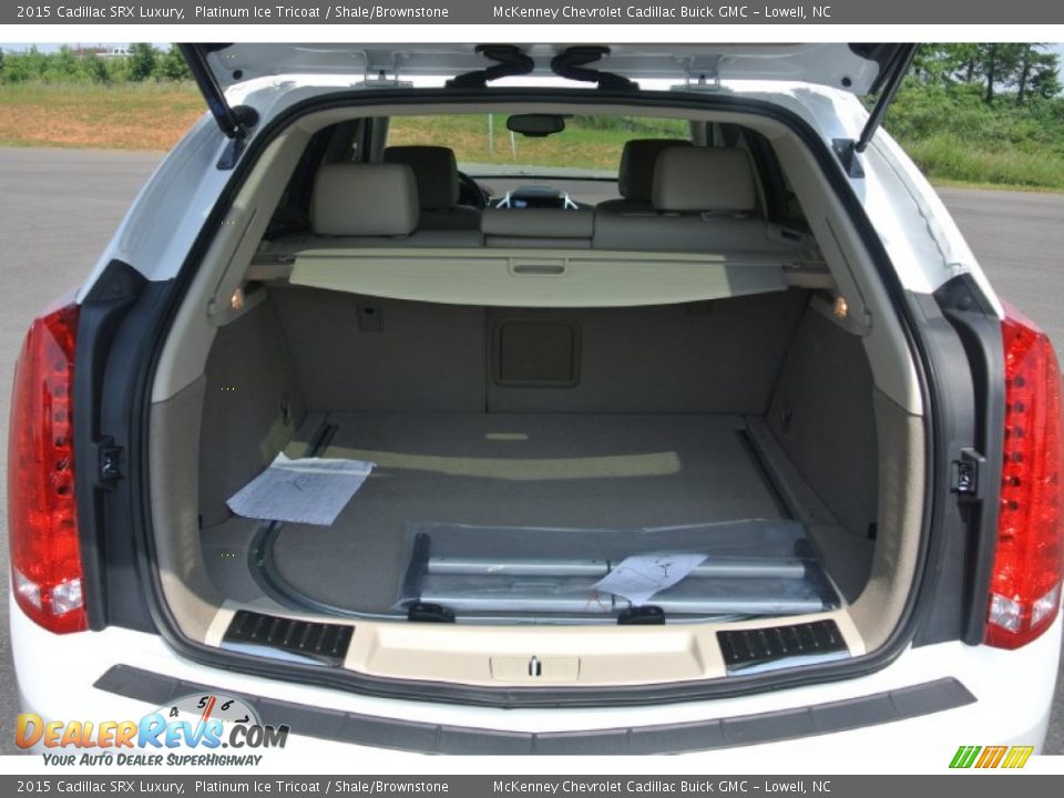 2015 Cadillac SRX Luxury Platinum Ice Tricoat / Shale/Brownstone Photo #16