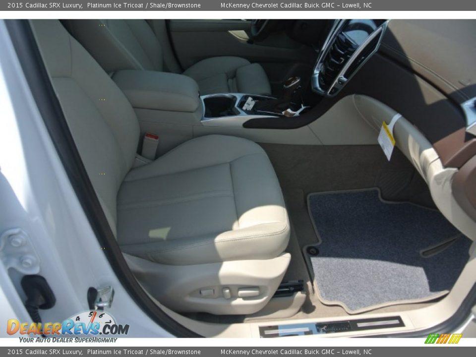 2015 Cadillac SRX Luxury Platinum Ice Tricoat / Shale/Brownstone Photo #17
